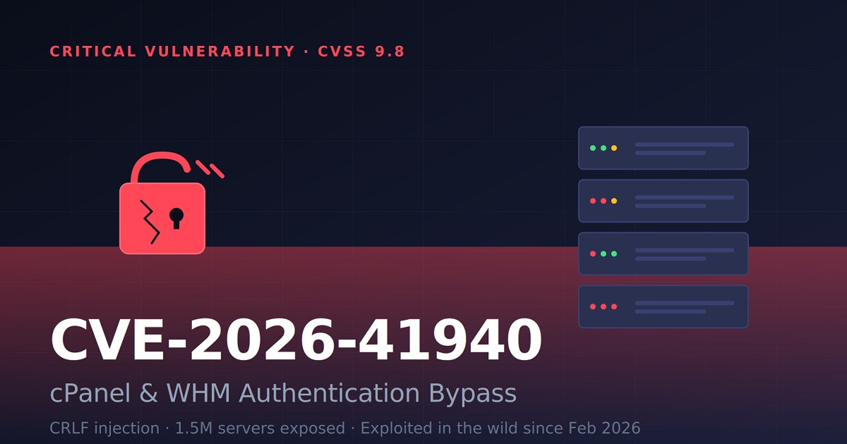 Security Issue : CVE-2026-41940 Bugs found ib cPannel, Millions of websites being hacked